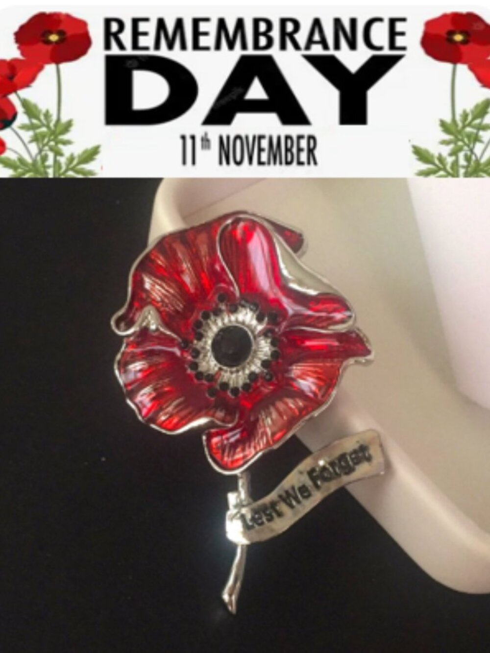 🌺60% Proceeds go to The Legion Poppy Fund🌺